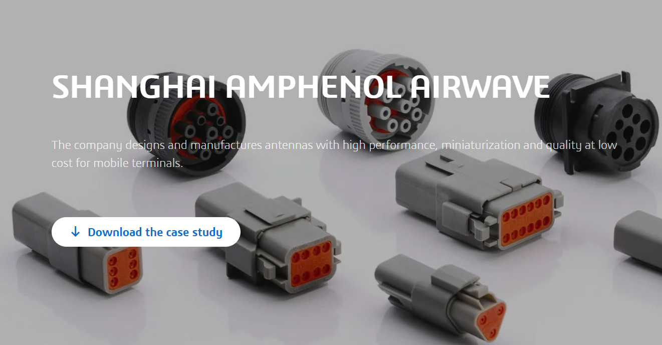 Photo: products of Shanghai Amphenol Airwave. Source: company website